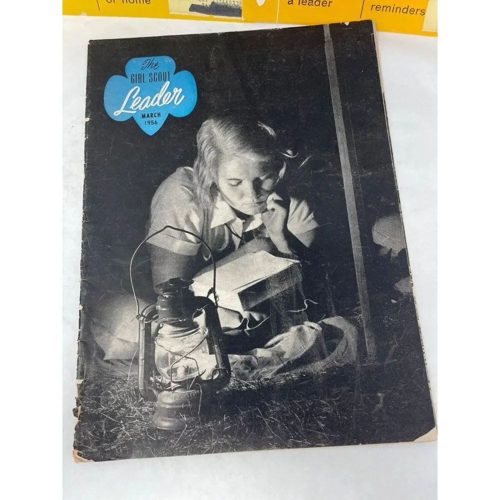 Vintage 50s Girl Scout Leader Magazine Lot of 3 Mar 1956 and‎ Jun Oct 1958